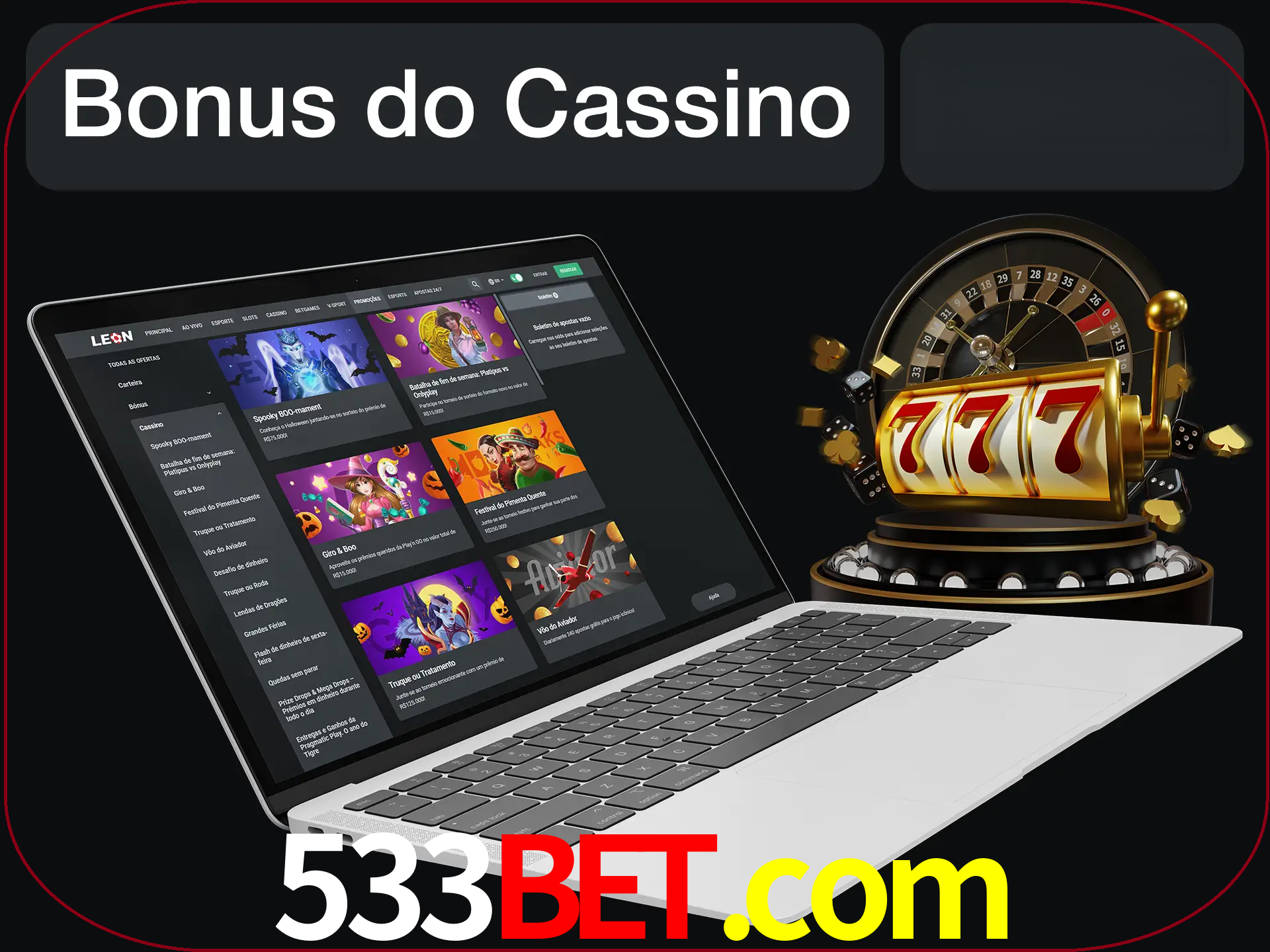 Use o bônus do cassino para começar melhor.
